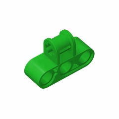 GOBRICKS GDS-939 Axle and Pin Connector Perpendicular Triple - YWOBB