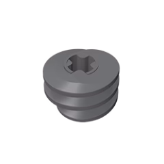 GOBRICKS GDS-1376 Gear Worm Screw, Short - YWOBB