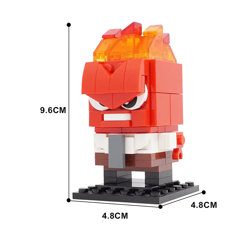 GOBRICKS MOC 136894 Anger - YWOBB