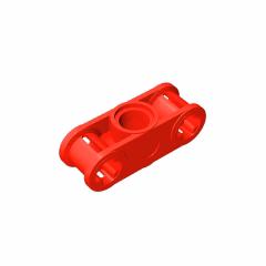 GOBRICKS GDS-935 Axle and Pin Connector Perpendicular 3L with Center Pin Hole - YWOBB