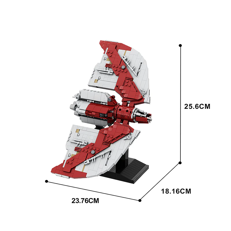GOBRICKS MOC 156153 T-6 Shuttle - YWOBB