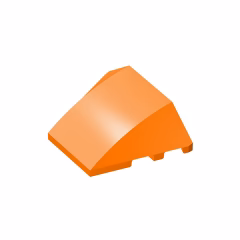GOBRICKS GDS-762 Wedge 4 x 3 No Studs - YWOBB