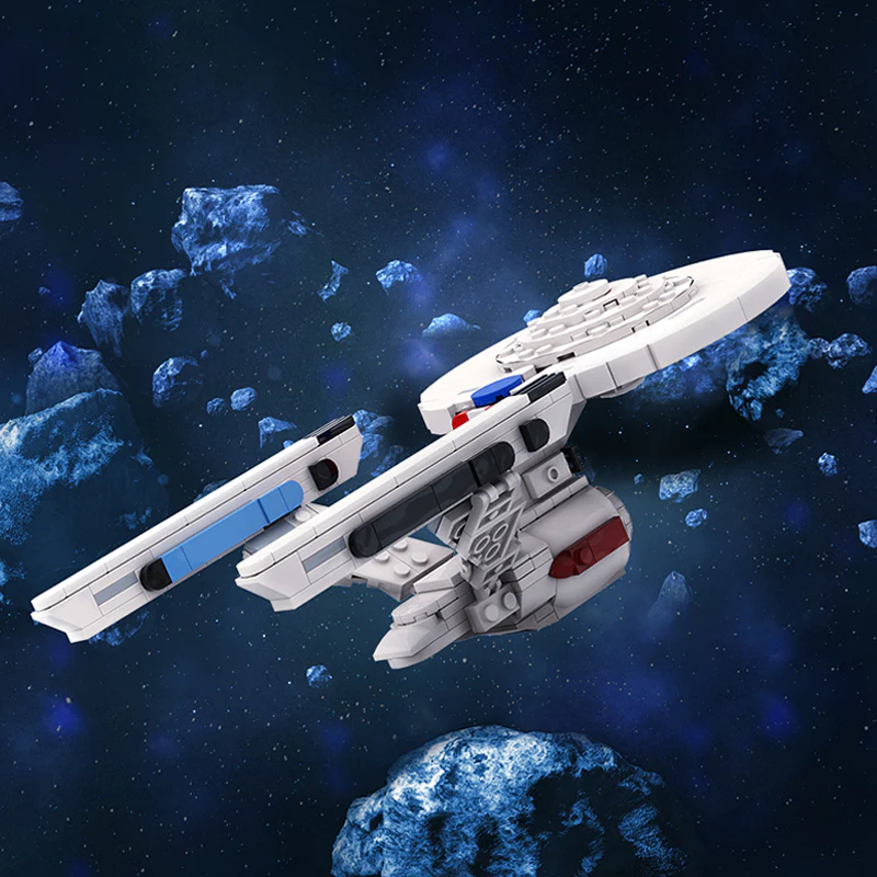 GOBRICKS MOC 105147 Star Trek Enterprise 1701-A - YWOBB