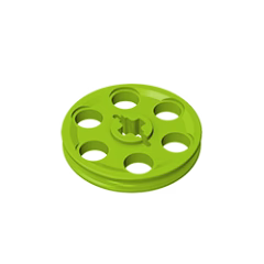 GOBRICKS GDS-1264 Technic Wedge Belt Wheel - YWOBB