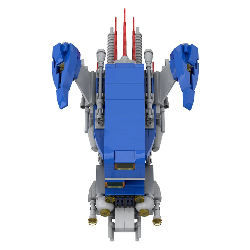 GOBRICKS MOC 13102 Classic Space London Bus 40220 - YWOBB