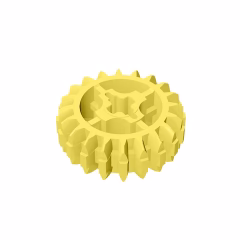 GOBRICKS GDS-1103 Gear 20 Tooth Double Bevel - YWOBB