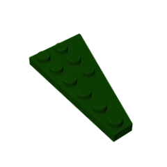 GOBRICKS GDS-551  Plate 6 x 3 Left - YWOBB