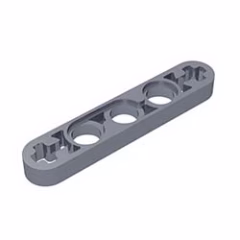 GOBRICKS GDS-691 Liftarm Thin 1 x 5 - Axle Holes - YWOBB