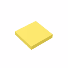 GOBRICKS GDS-561 Tile 2 x 2 - YWOBB