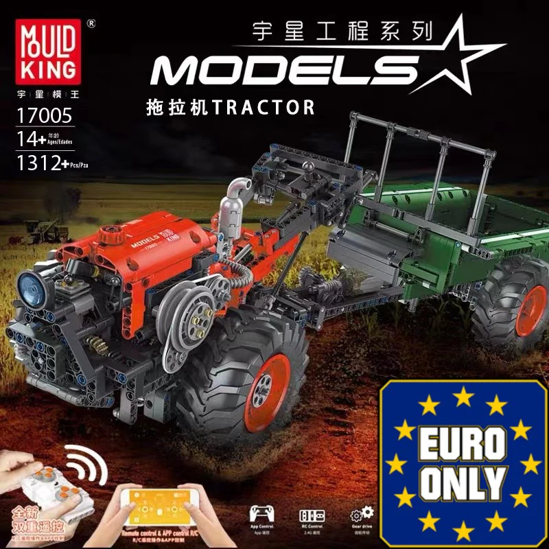 Mould King 17005 RC Tractor OVP EU Warehouse Version - YWOBB