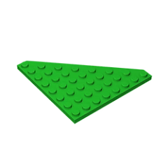 GOBRICKS GDS-700  Plate 8 x 8 Cut Corner - YWOBB