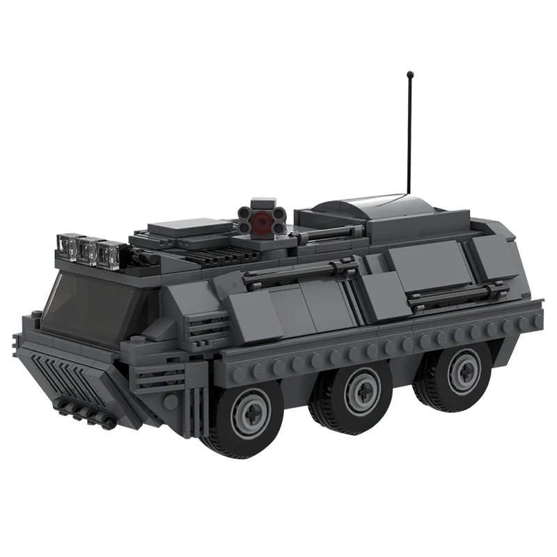 GOBRICKS MOC 47397 APC tank - YWOBB