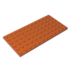GOBRICKS GDS-526 Plate 6 x 12 - YWOBB