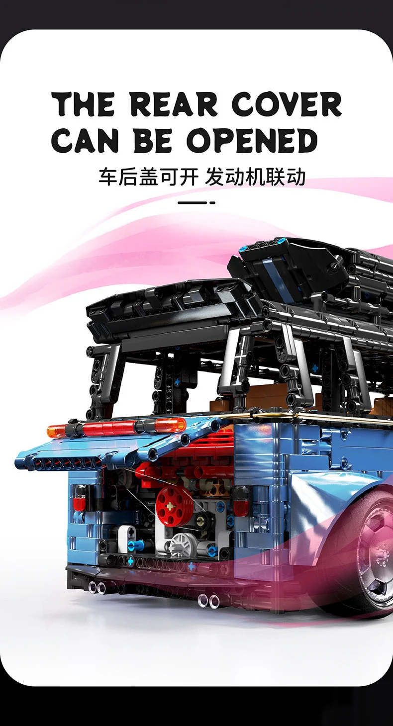 TGL T5022A 1:8 Volkswagen T2 Touring RV Camper - YWOBB