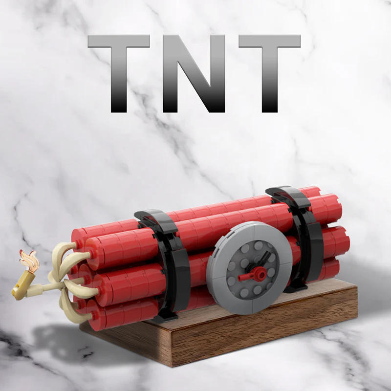 GOBRICKS MOC 113376 TNT explosive - YWOBB
