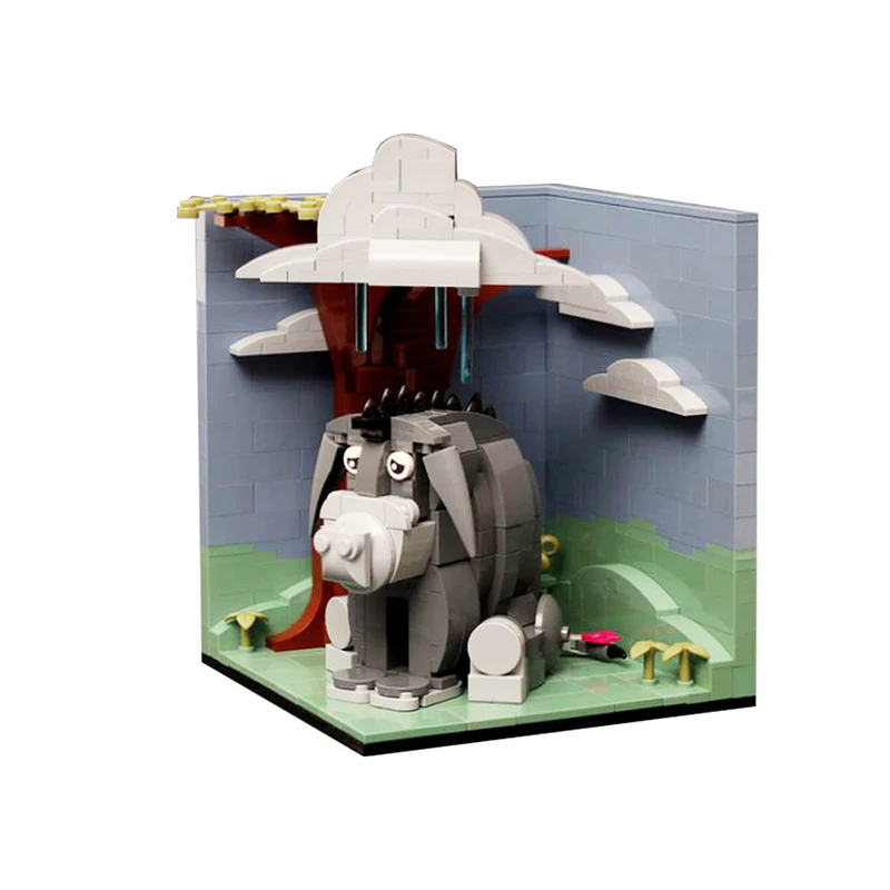 GOBRICKS MOC 151892 Eeyore Habitat - YWOBB
