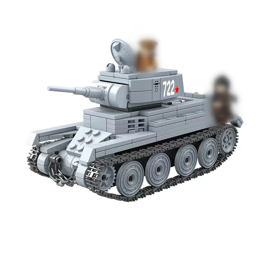Quan Guan 100084 Soviet BT-7 Light Cavalry Tank - YWOBB