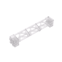 GOBRICKS GDS-M217 Support 2 x 2 x 10 Girder Triangular Vertical - Type 3 - 3 Posts 2 Sections - YWOBB