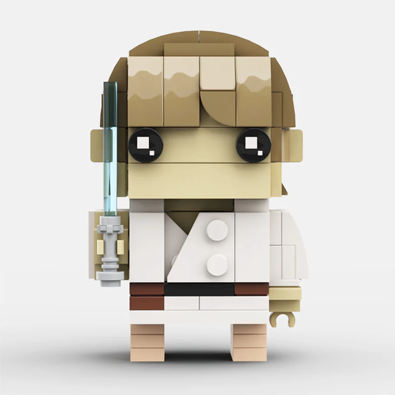GOBRICKS MOC 138590 Luke Skywalker getting a lightsaber - YWOBB