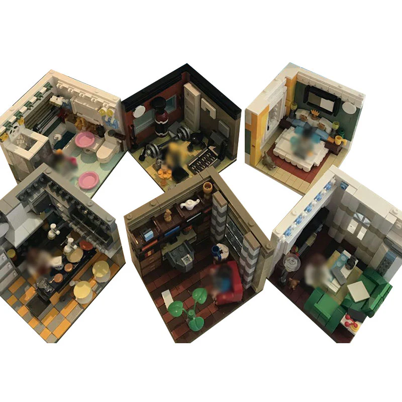 XINGBAO XB-01401 The Living House Set 6 in 1 - YWOBB