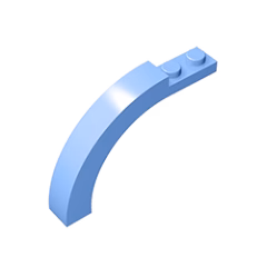 GOBRICKS GDS-720 Arch 1 x 6 x 3 1/3 Curved Top - YWOBB