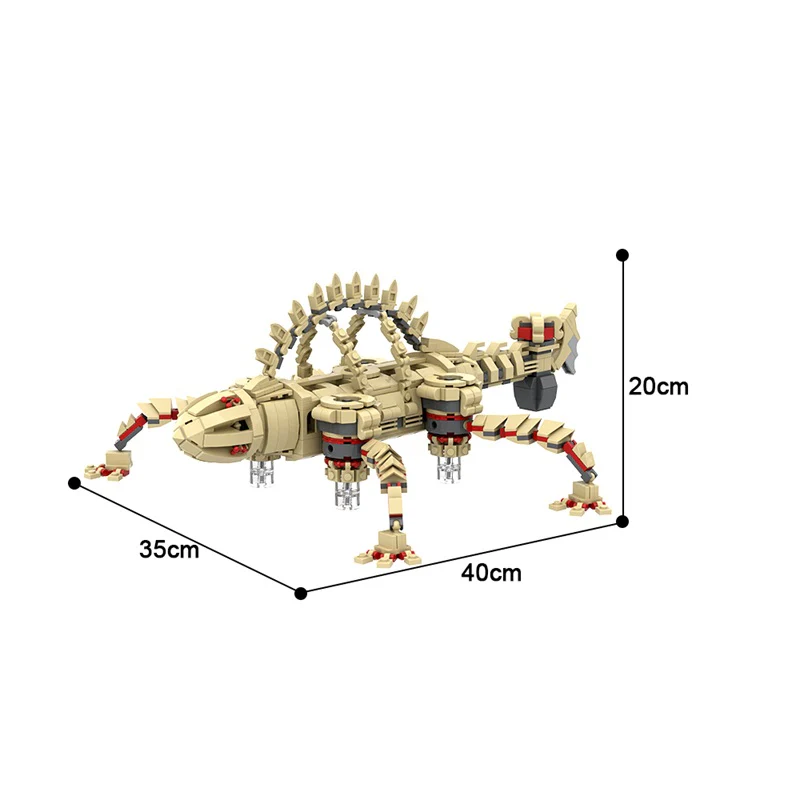 GOBRICKS MOC A1315 Zelda Breath of the Wild Fire Beast - YWOBB