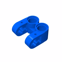 GOBRICKS GDS-992 Axle and Pin Connector Perpendicular Double Split - YWOBB