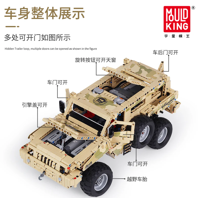 Mould King 13131 1:8 Paramount - YWOBB