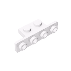GOBRICKS GDS-638 Bracket 1 x 2 - 1 x 4 with Rounded Corners - YWOBB