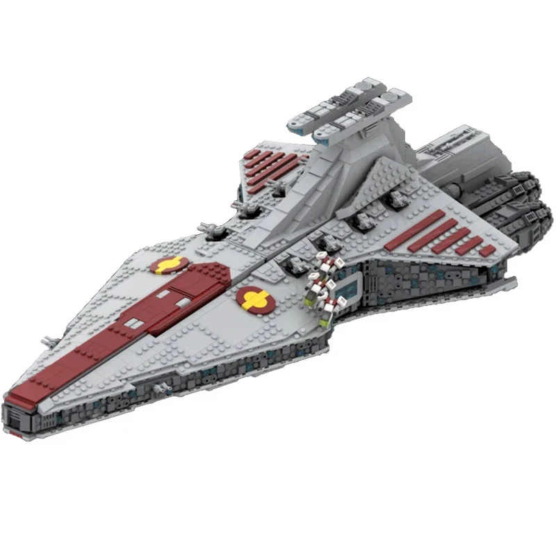 MOC 43186 Venator - class Republic attack cruiser MOC with interior - YWOBB