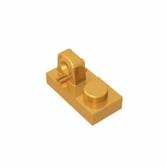 GOBRICKS GDS-824 Hinge Plate 1 x 2 Locking with 1 Finger On Top - YWOBB