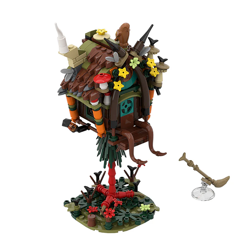 GOBRICKS MOC 128416 Baba Yaga hut - YWOBB