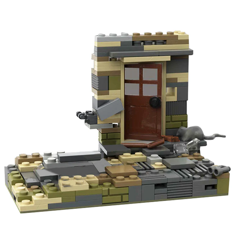 GOBRICKS MOC 47680 TLOU-Minimal-Joel and Elli - YWOBB