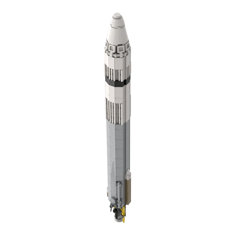 GOBRICKS MOC 81817 1:110 Scale Convair Atlas-Centaur SLV-3D - YWOBB