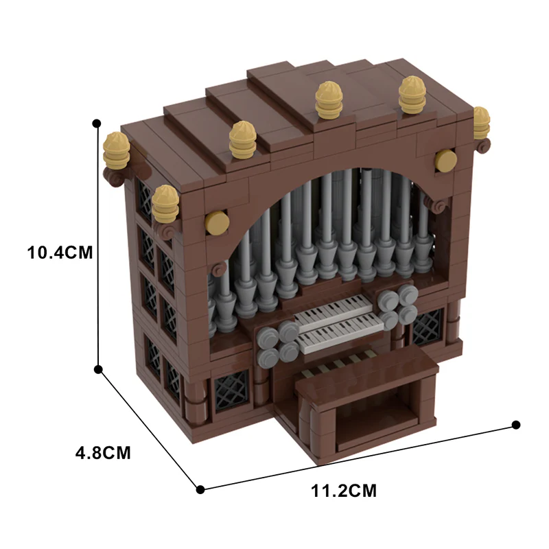 GOBRICKS MOC 79520 Church Organ - YWOBB