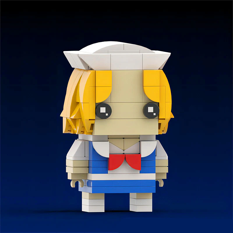 MOC 125950 Punk Eleven (Stranger Things) Custom Brickheadz - YWOBB