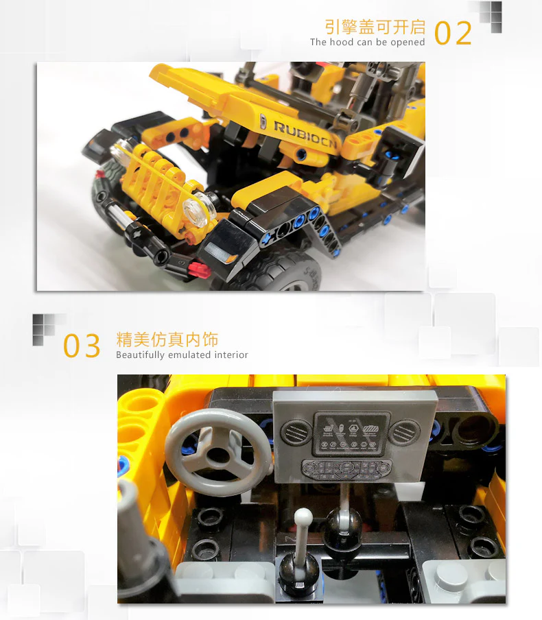 SY 8203 Jeeps Wrangler Pull Back Car - YWOBB