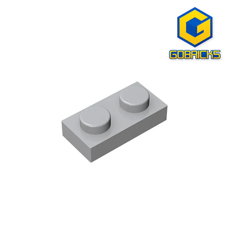 GOBRICKS GDS-502 Plate 1 x 2 - YWOBB