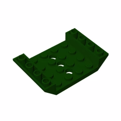GOBRICKS GDS-684  Inverted 45 6 x 4 Double with 4 x 4 Cutout and 3 Holes - YWOBB