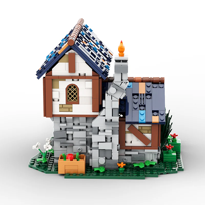 GOBRICKS MOC A0822 Farm Cottage - YWOBB