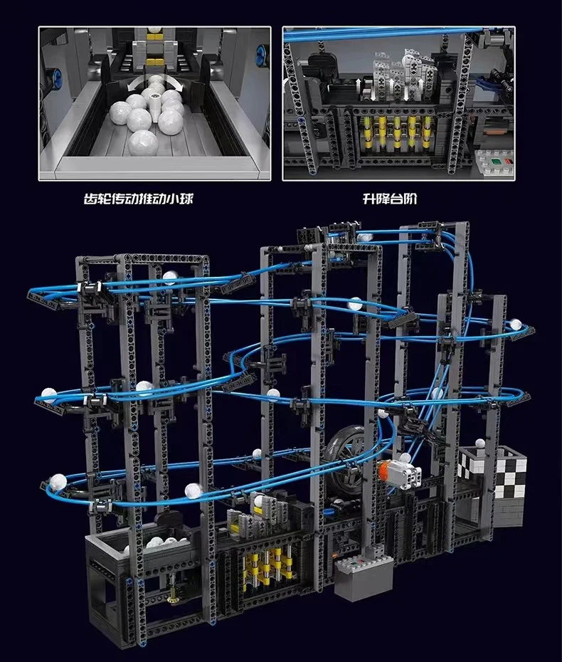 Mould King 26002 Great Ball Contraption：Marble Run OVP EU Warehouse Version - YWOBB