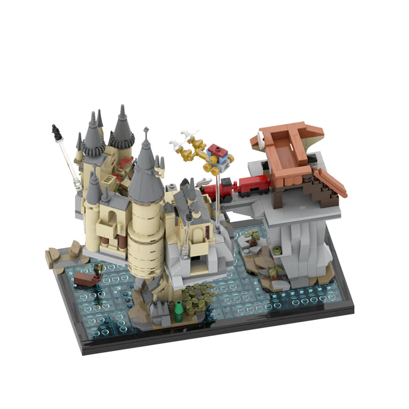 GOBRICKS MOC A0665 Harry Potter - Hogwarts Magic Castle - YWOBB