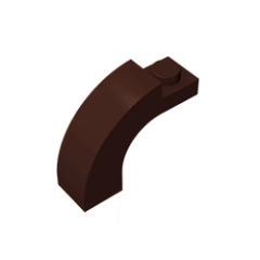 GOBRICKS GDS-719  Arch 1 x 3 x 2 Curved Top - YWOBB