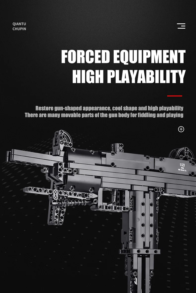 Mould King 14006 Mini Uzi - YWOBB