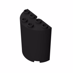 GOBRICKS GDS-1134 Cylinder Half 2 x 4 x 4 - YWOBB