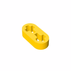 GOBRICKS GDS-688 Liftarm Thin 1 x 2 - Axle Holes - YWOBB