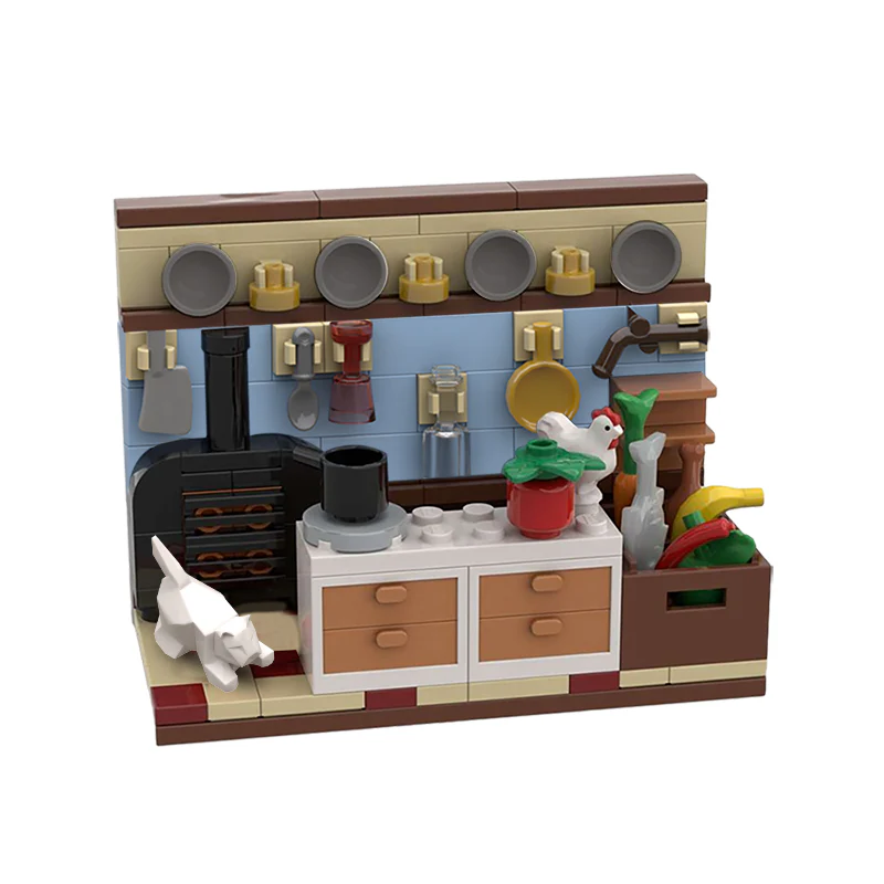 MOC 116474 Swedish Chef's Kitchen - A Muppet Theatre Scene - YWOBB