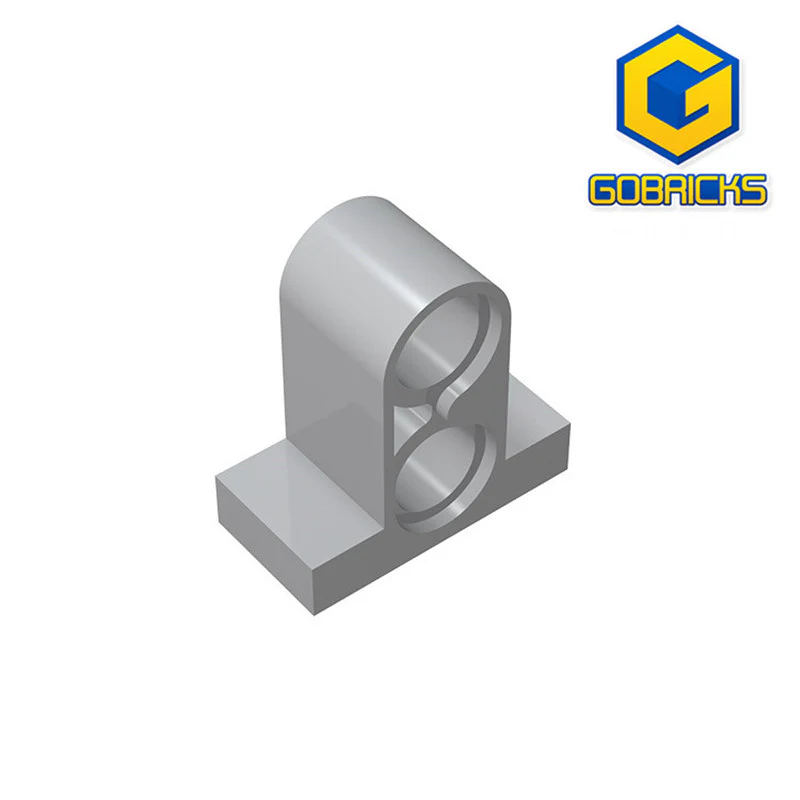 GOBRICKS GDS-937 Technic  Pin Connector Plate 1 x 2 x 1 2/3 with 2 Holes (Double on Top) - YWOBB