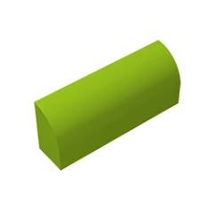 GOBRICKS GDS-863 Curved 1 x 4 x 1 1/3 - YWOBB