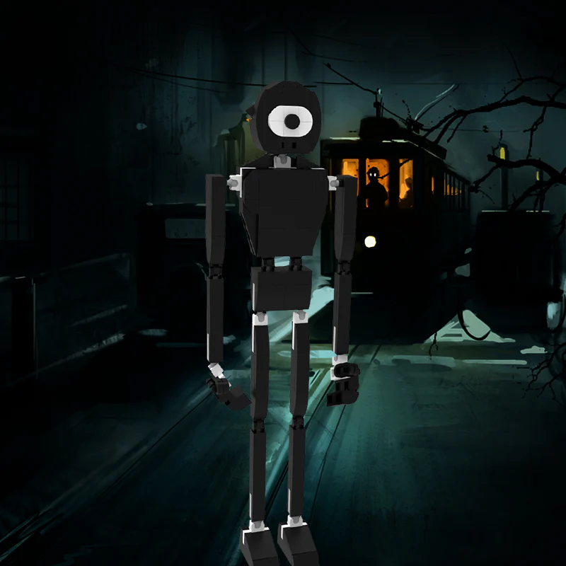 GOBRICKS MOC A0067 Ranbow Friends-Black - YWOBB